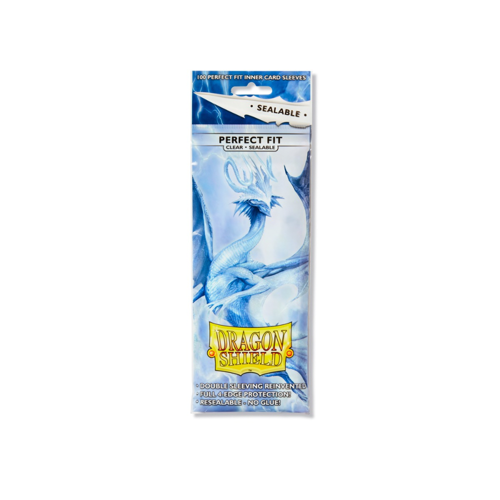 Dragon Shield - Standard Perfect Fit Sealable Sleeves (100) - Clear