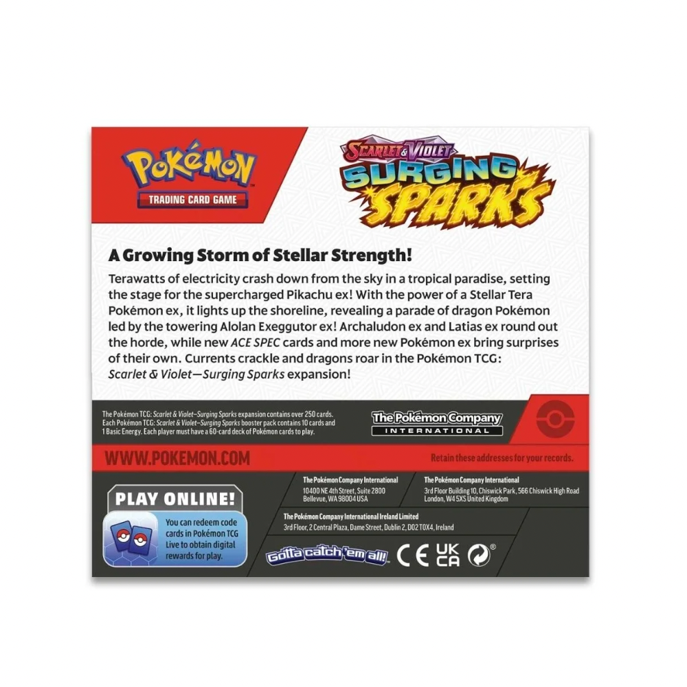 Pokemon TCG - Scarlet & Violet 8: Surging Sparks Booster Box