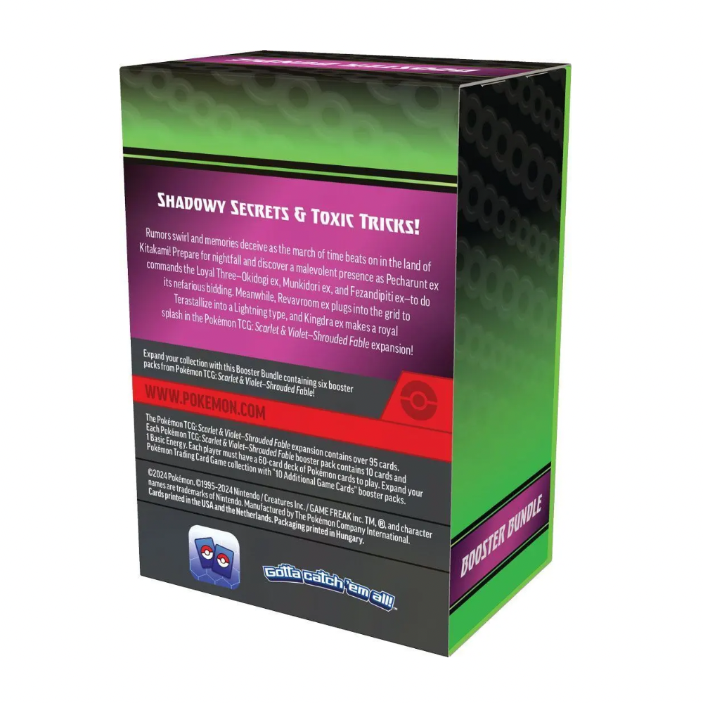 Pokemon TCG: Scarlet & Violet 6,5 - Shrouded Fable Booster Bundle