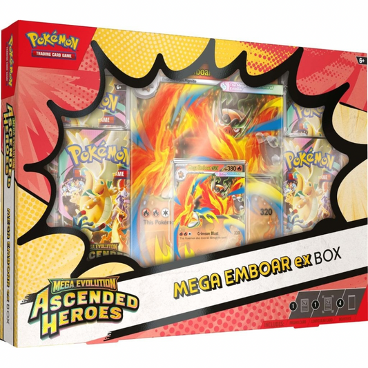 Pokemon TCG: Mega Evolutions - Ascended Heroes Mega Emboar ex Box