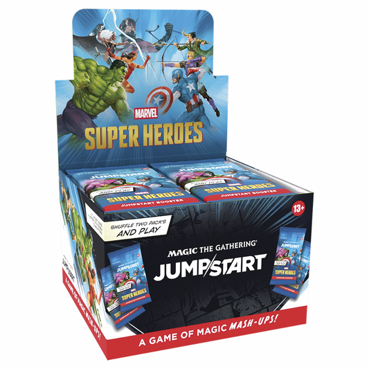 Magic: The Gathering - Marvel Super Heroes: Jumpstart Booster Display (24 Boosters) / PRE-ORDER