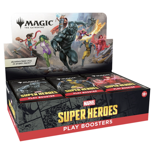 Magic: The Gathering - Marvel Super Heroes: Play Booster Display (30 Boosters) / PRE-ORDER