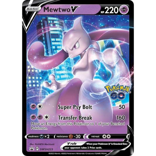 Mewtwo V SWSH 223 - SWSH Black Star Promos