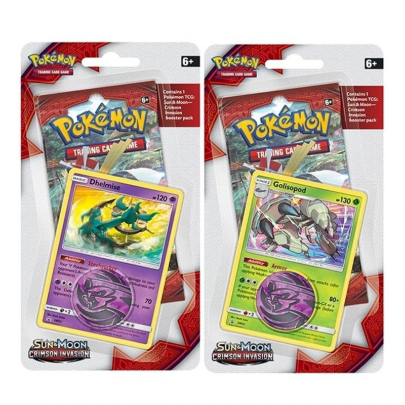 Pokémon TCG: Sun & Moon - Crimson Invasion Checklane Blister