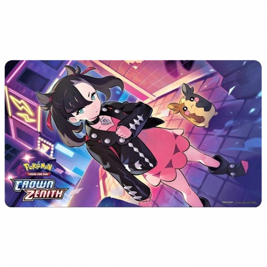 Pokemon TCG: Crown Zenith Premium Playmat Marnie & Morpeko V Union