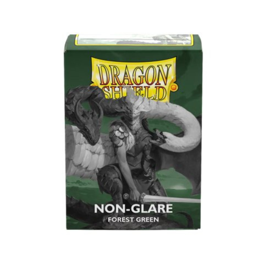 Dragon Shield - Non-Glare Standard Size Sleeves - Matte Forest Green (100 Sleeves)