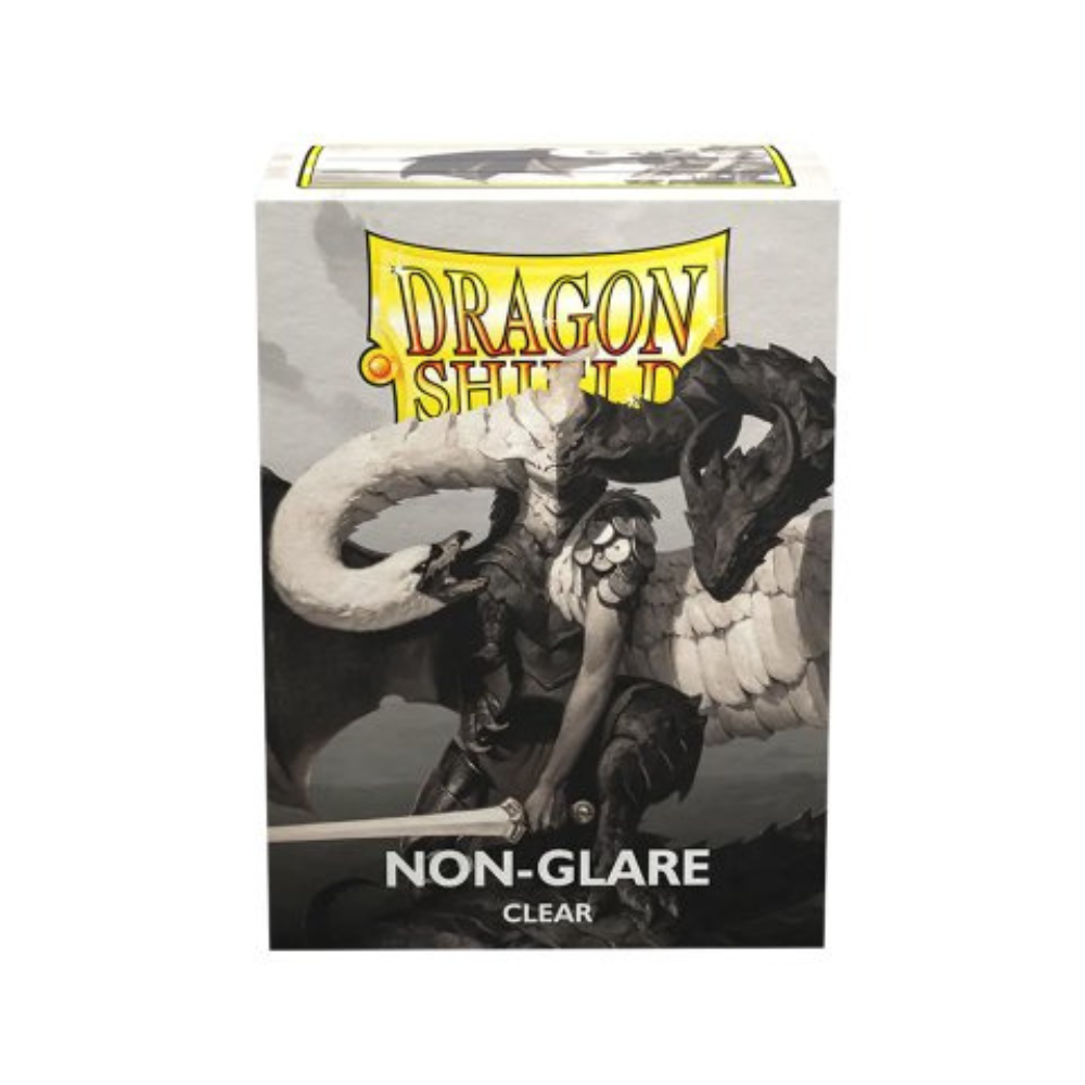 Dragon Shield - Non-Glare Standard Size Sleeves - Matte Clear (100 Sleeves)