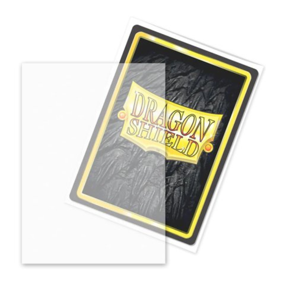 Dragon Shield - Non-Glare Standard Size Sleeves - Matte Clear (100 Sleeves)