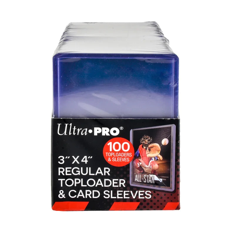 Ultra Pro - 3" X 4" Regular Toploaders & Penny Sleeves (100 Pieces)