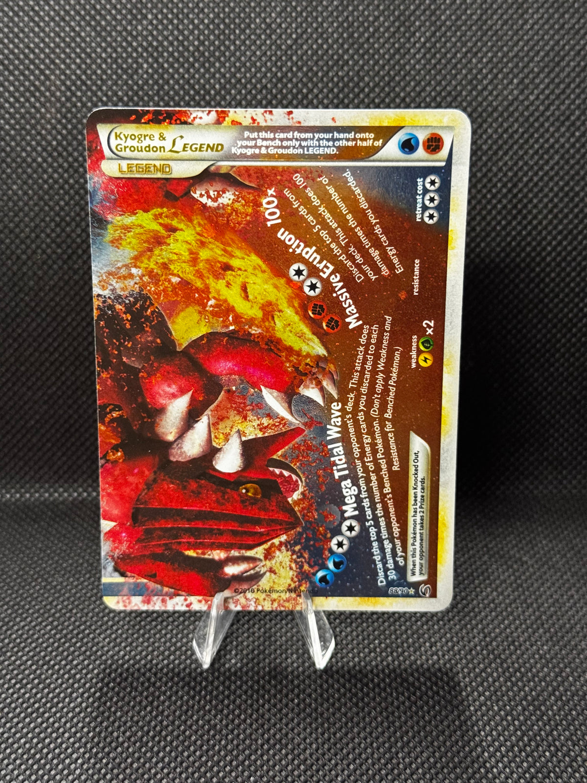 Kyogre & Groudon LEGEND 88/90 - Undaunted /