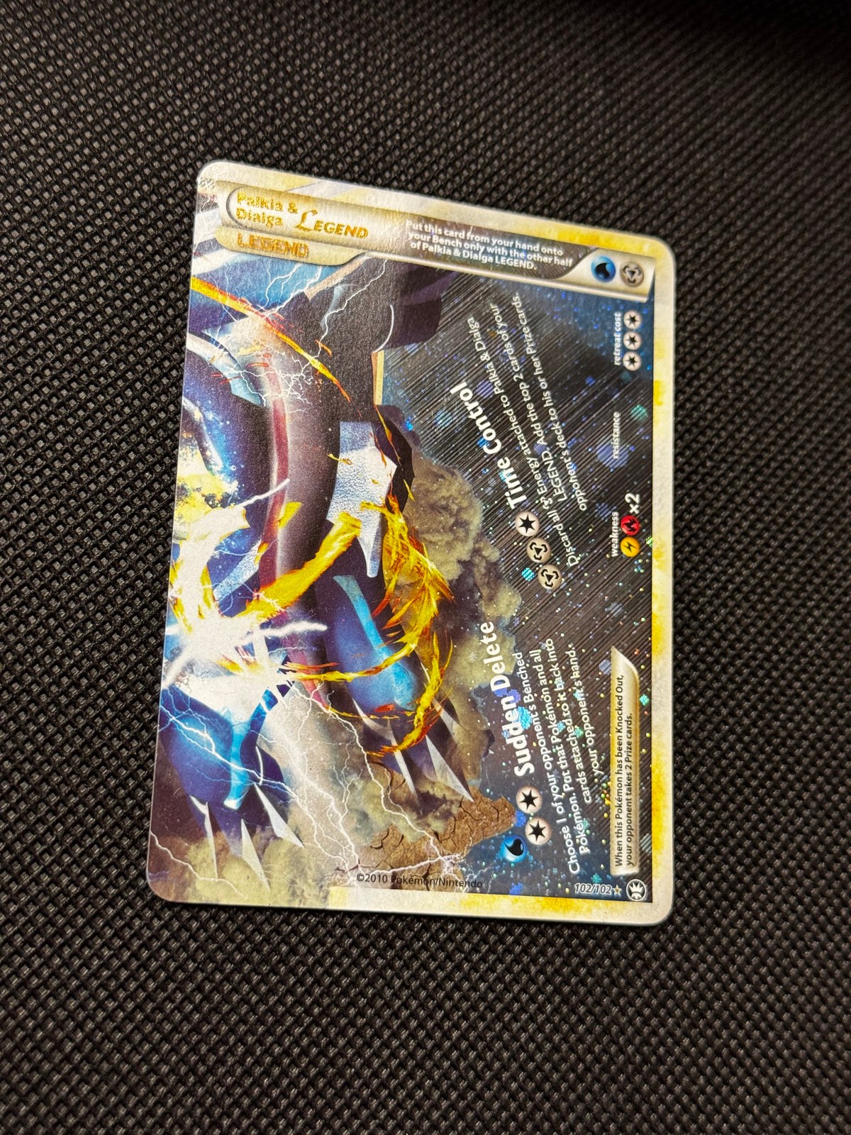 Palkia & Dialga LEGEND 102/102 - Triumphant