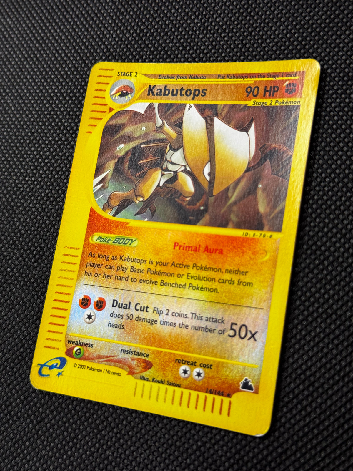 Kabutops 14/144 - Skyridge / Reverse Holo