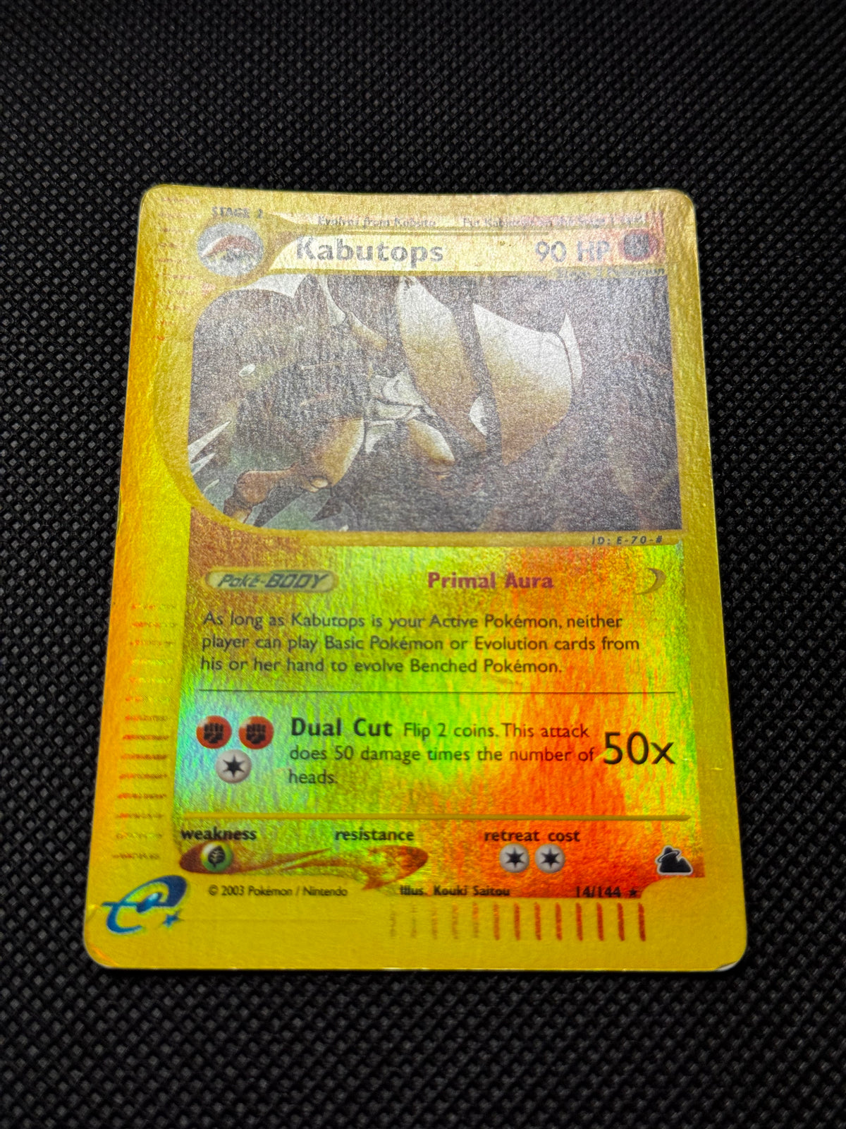 Kabutops 14/144 - Skyridge / Reverse Holo
