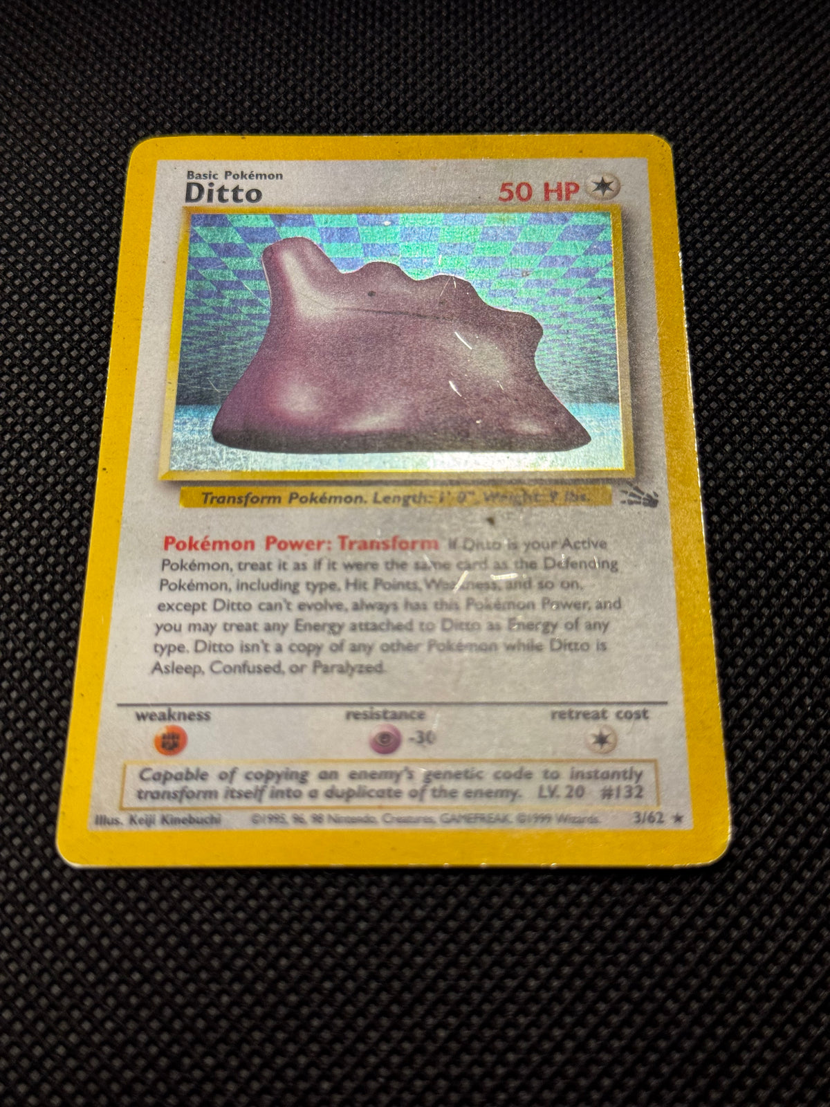 Ditto 14/62 - Fossil / Holo