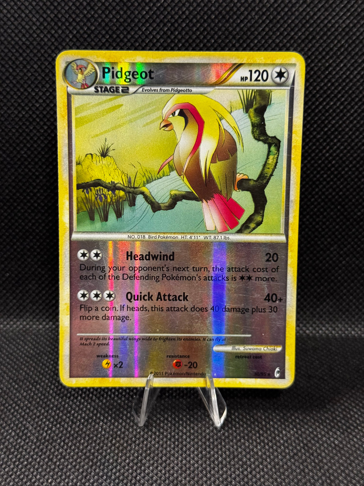 Pidgeot 30/95 - Call of Legends / Reverse Holo