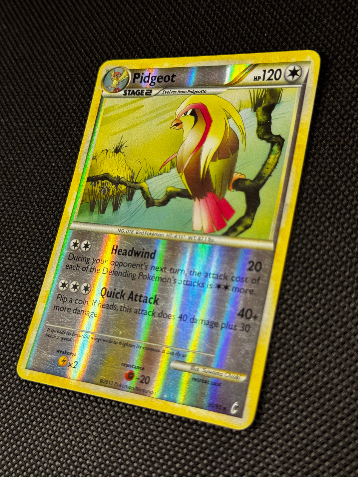 Pidgeot 30/95 - Call of Legends / Reverse Holo