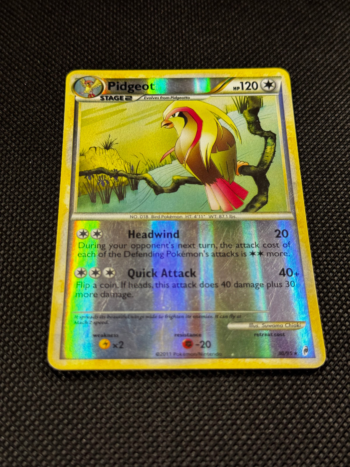 Pidgeot 30/95 - Call of Legends / Reverse Holo