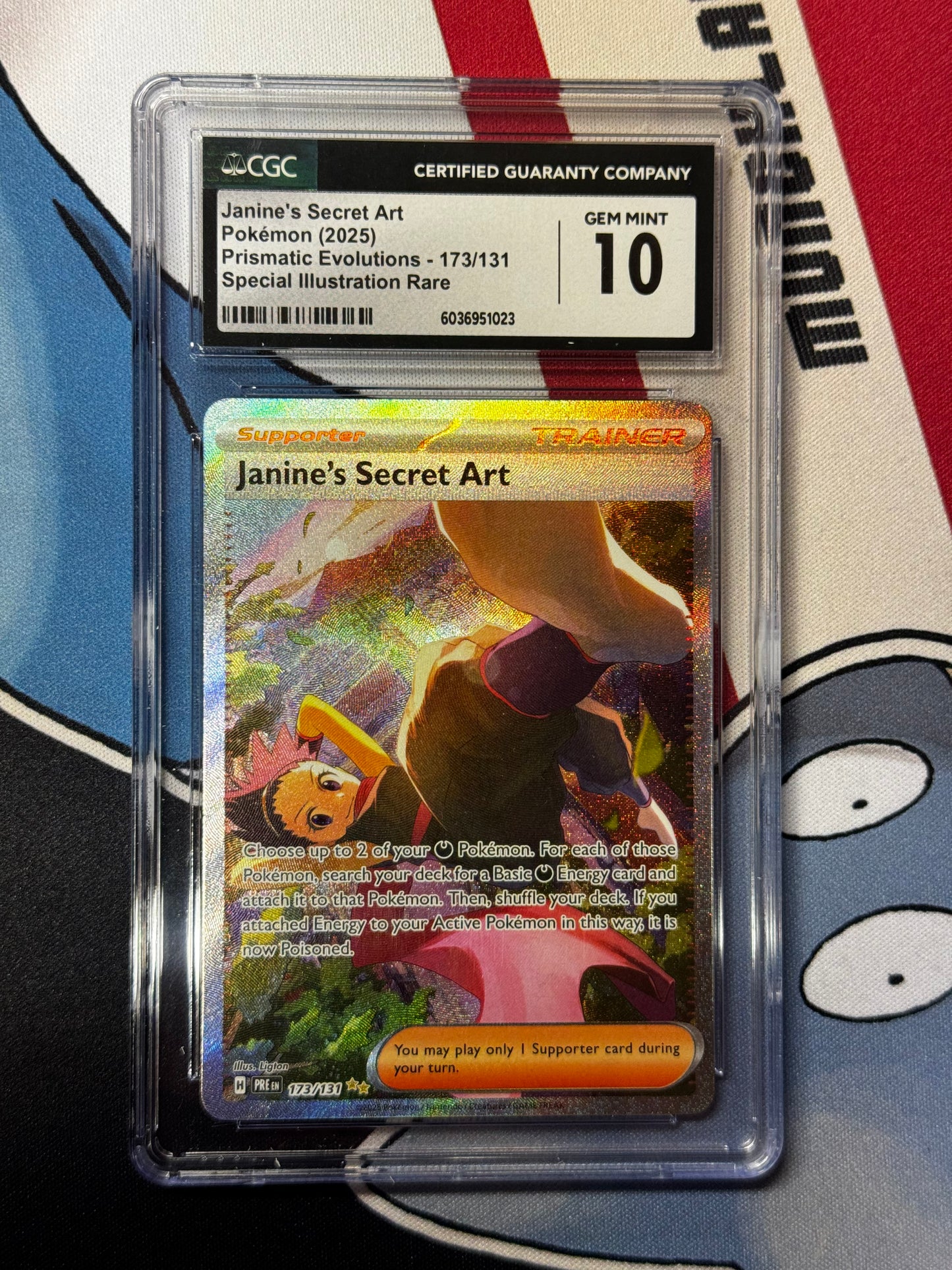 Janine's Secret Art 173/131 - Prismatic Evolutions ( CGC 10 )