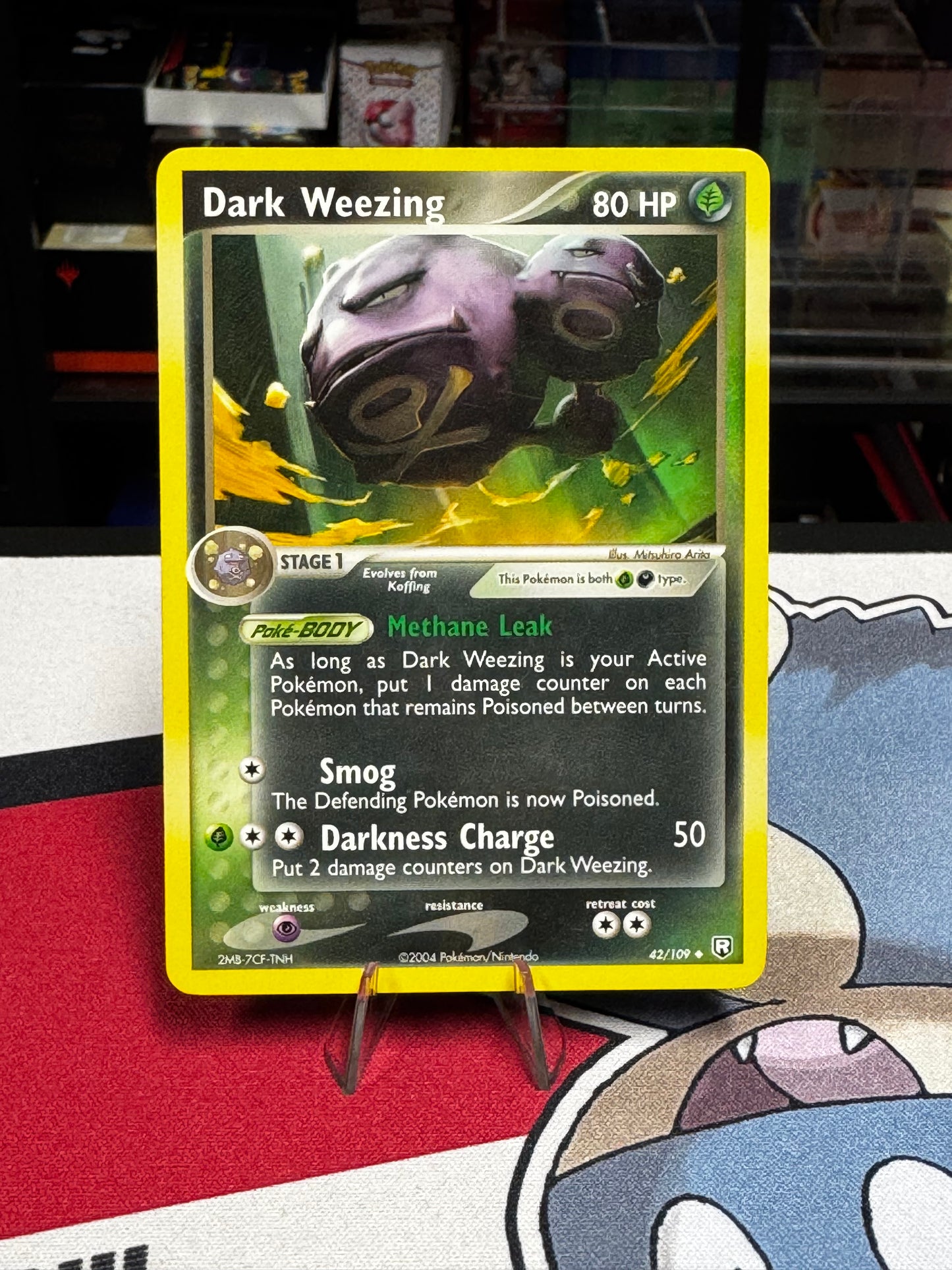 Dark Weezing 42/109 - EX Team Rocket Returns