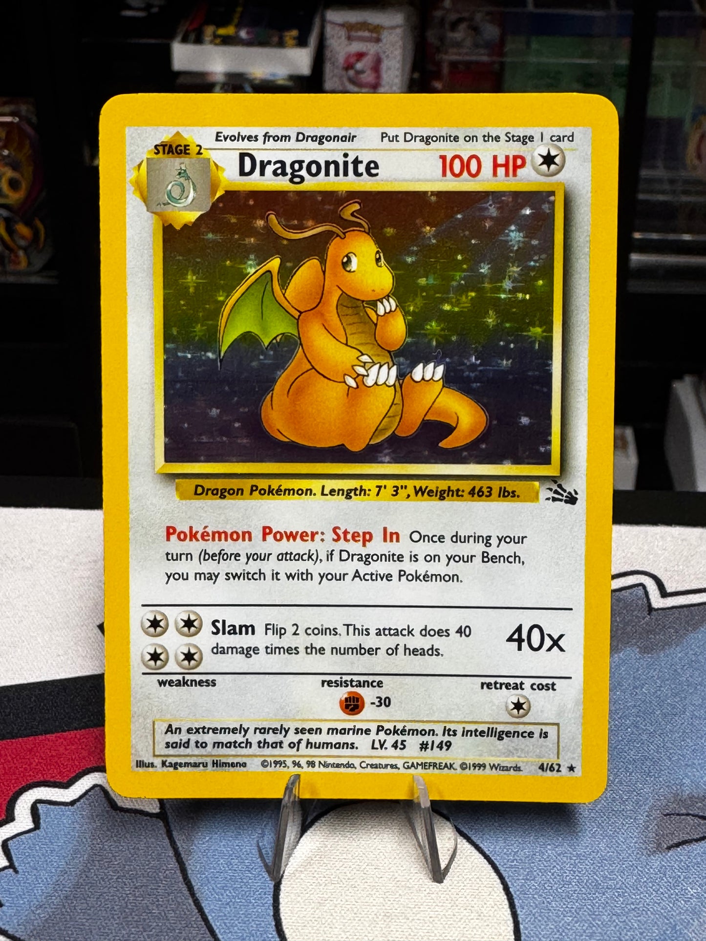 Dragonite 4/62 - Fossil / Holo