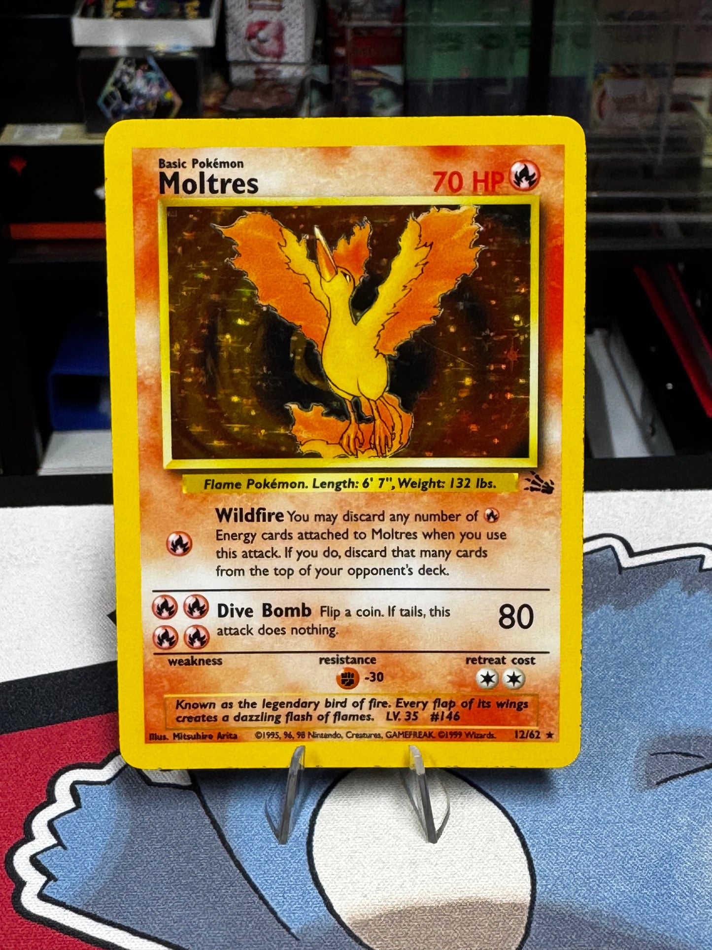 Moltres 12/62 - Fossil / Holo
