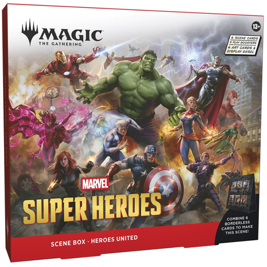 Magic: The Gathering - Marvel Super Heroes: Scene Box - Heroes United / PRE-ORDER