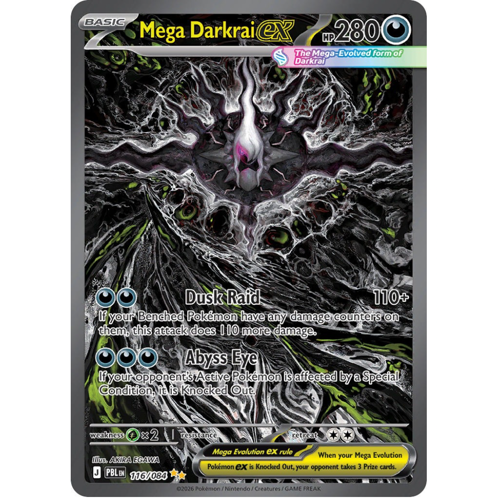Mega Darkrai ex 116/084 - Pitch Black