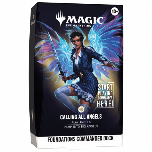 Magic: The Gathering - Foundations Starter Commander Deck: Calling All Angels