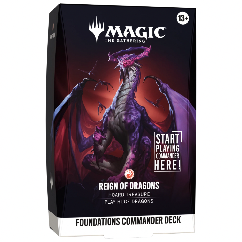 Magic: The Gathering - Foundations Starter Commander Deck: Reign of Dragons