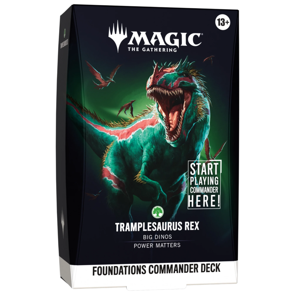 Magic: The Gathering - Foundations Starter Commander Deck: Tramplesaurus Rex