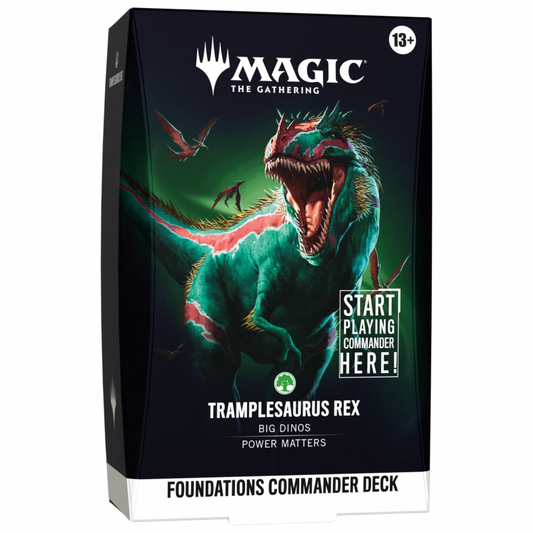 Magic: The Gathering - Foundations Starter Commander Deck: Tramplesaurus Rex