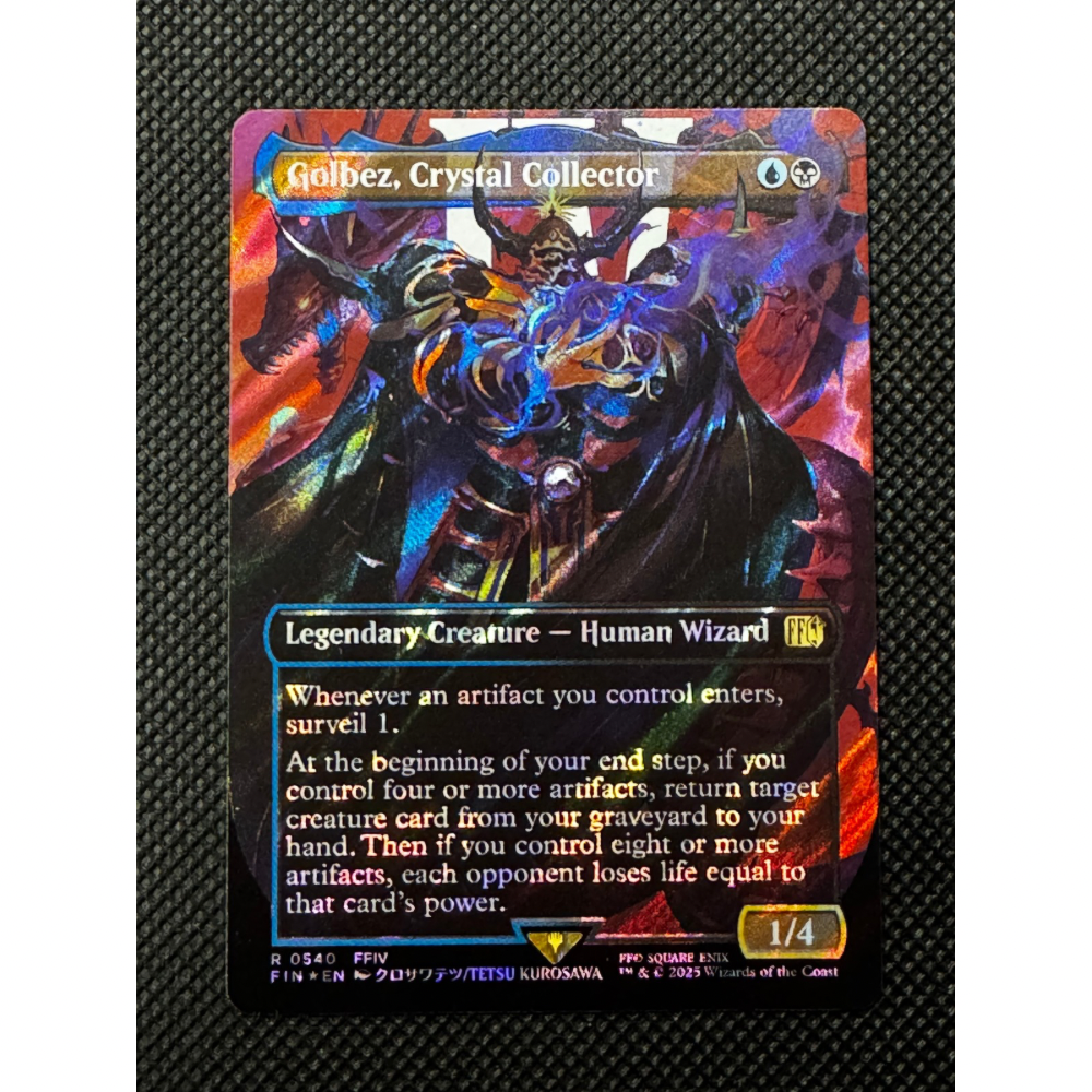 Golbez, Crystal Collector - R 540 - FINAL FANTASY: Extras / Surge Foil