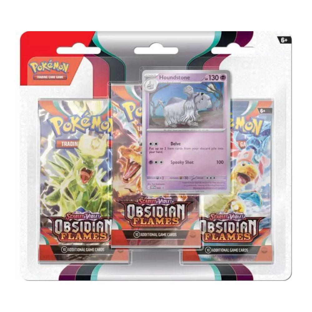 Pokemon TCG - Scarlet & Violet 3: Obsidian Flames 3-Pack Blister