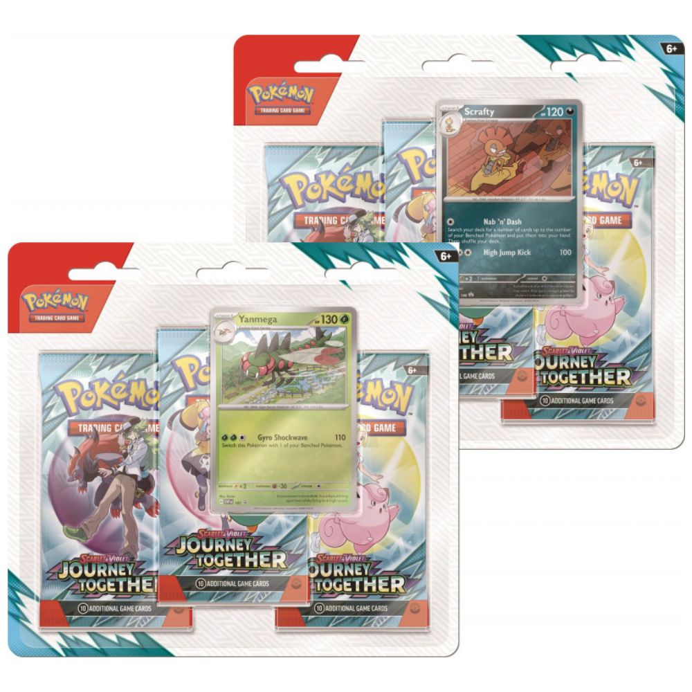 Pokemon TCG - Scarlet & Violet 9: Journey Together 3-Pack Blister