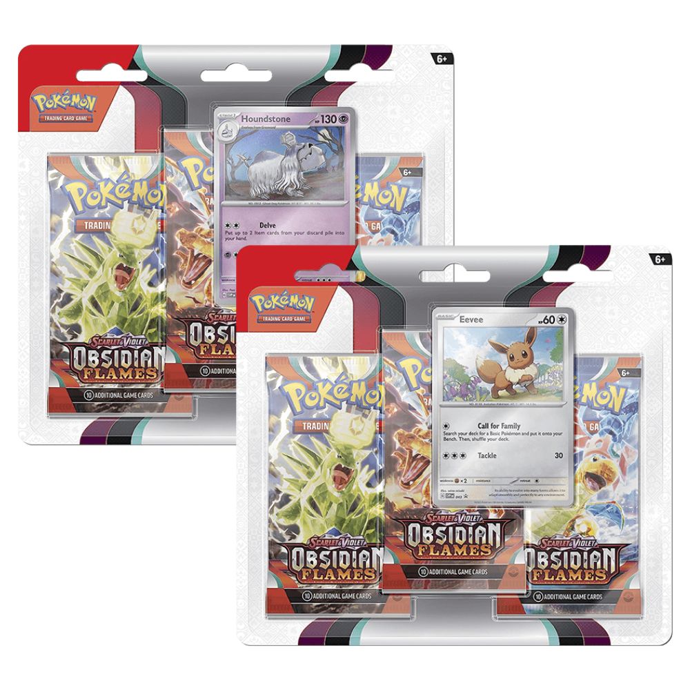 Pokemon TCG - Scarlet & Violet 3: Obsidian Flames 3-Pack Blister