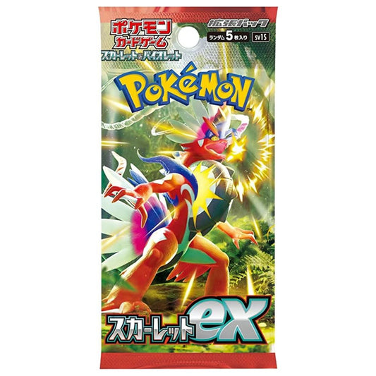 Pokemon TCG - Scarlet EX Booster Pack - Japanese