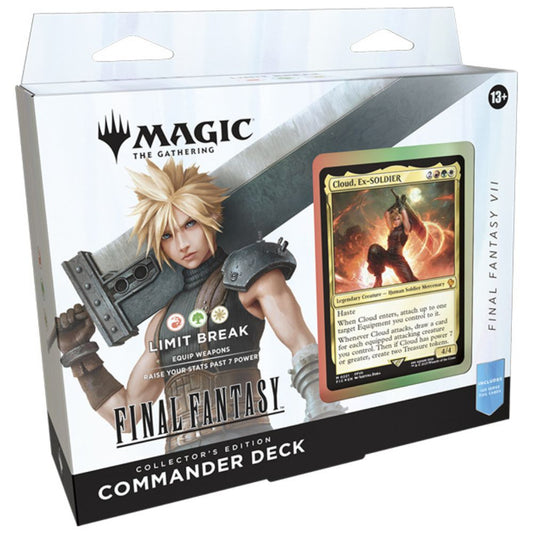 Magic: The Gathering Collector’s Edition FINAL FANTASY VII Commander Deck - Limit Break -  PRE-ORDER