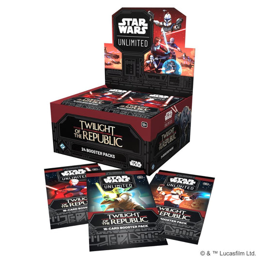 Star Wars: Unlimited - Twilight of the Republic Booster Display