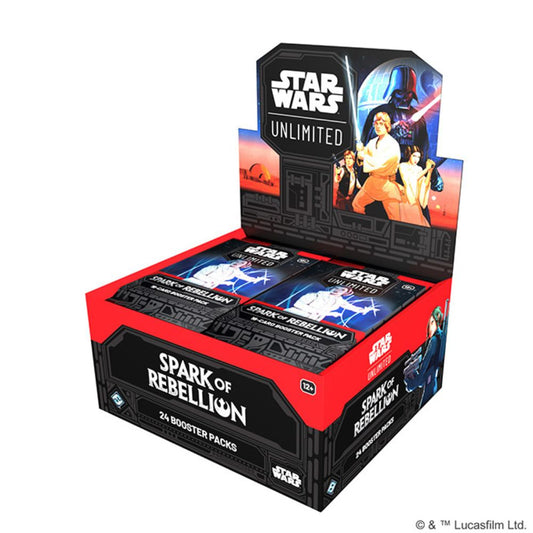 Star Wars: Unlimited - Spark of Rebellion Booster Display