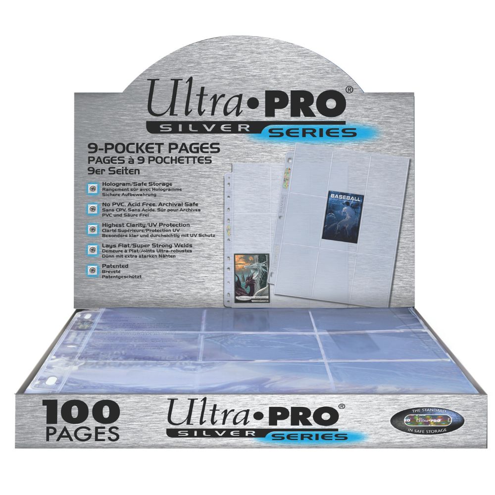 Ultra Pro - 9-Pocket Silver Series Pages (1 Page)