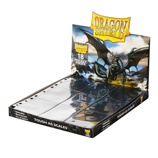 Dragon Shield - 18-Pocket Clear - Sideloader Pages Display (50 Pages)