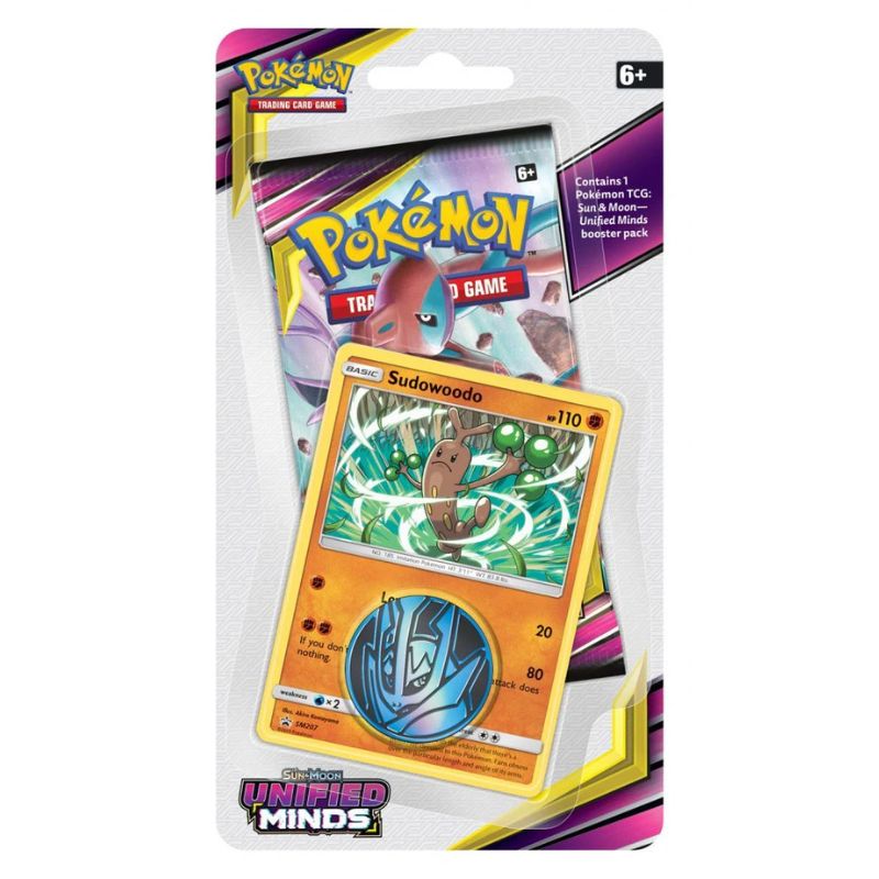 Pokémon TCG: Sun & Moon - Unified Minds Checklane Blister - Sudowoodo