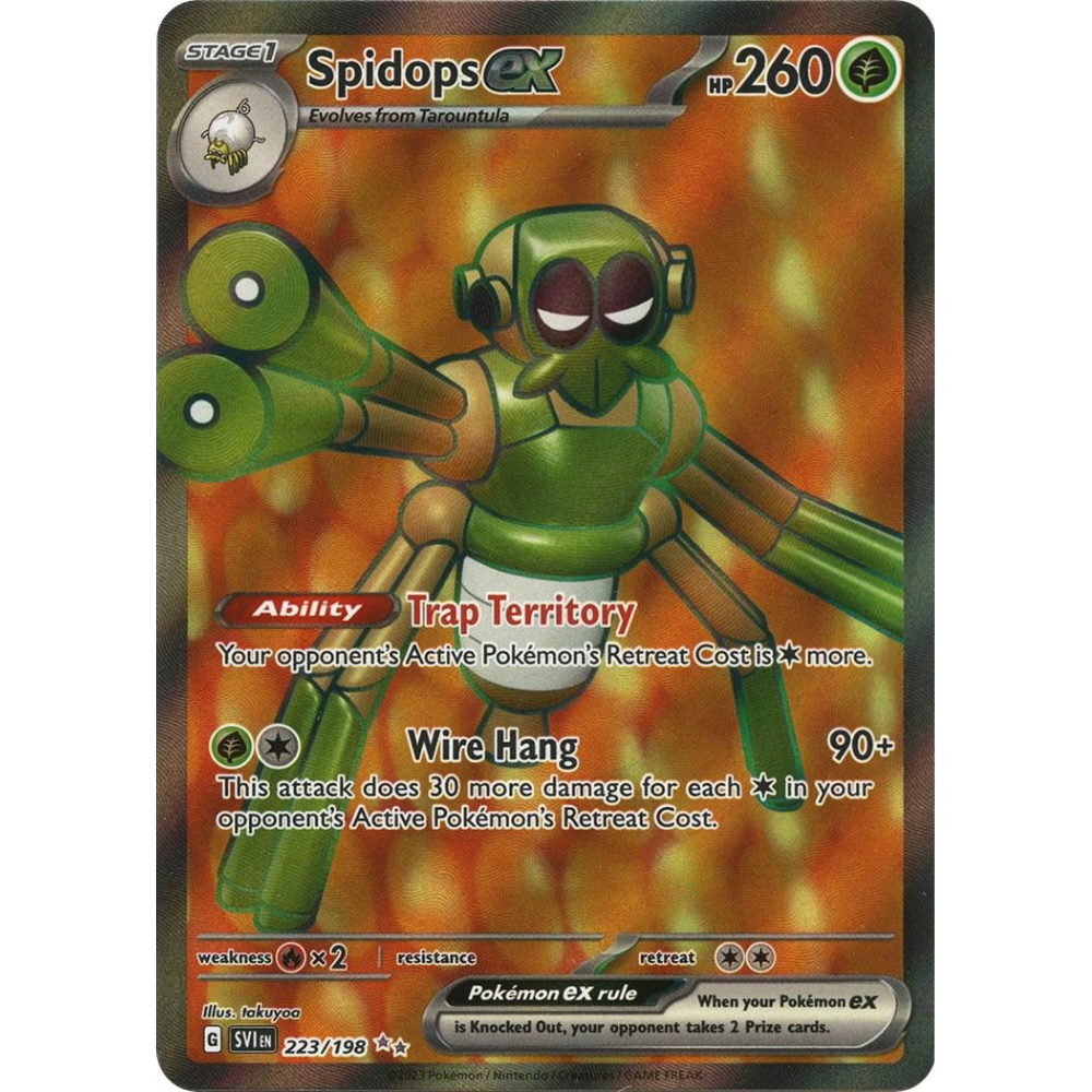 Spidops ex 223/198 - Scarlet & Violet