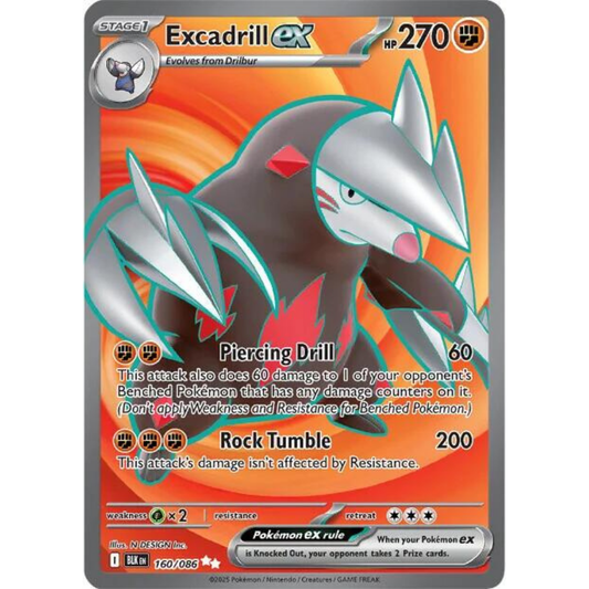 Excadrill ex 160/086 - Black Bolt
