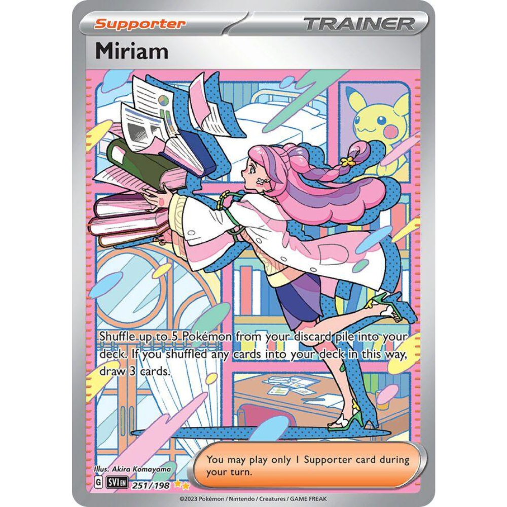 Miriam 251/198 - Scarlet & Violet