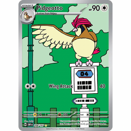 Pidgeotto 208/197 - Obsidian Flames