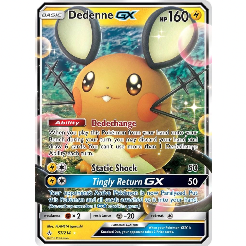 Dedenne GX 57/214 - Unbroken Bonds