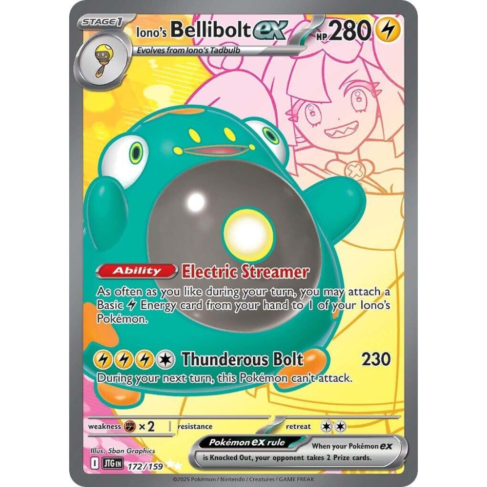 Iono's Bellibolt ex 172/159 - Journey Together