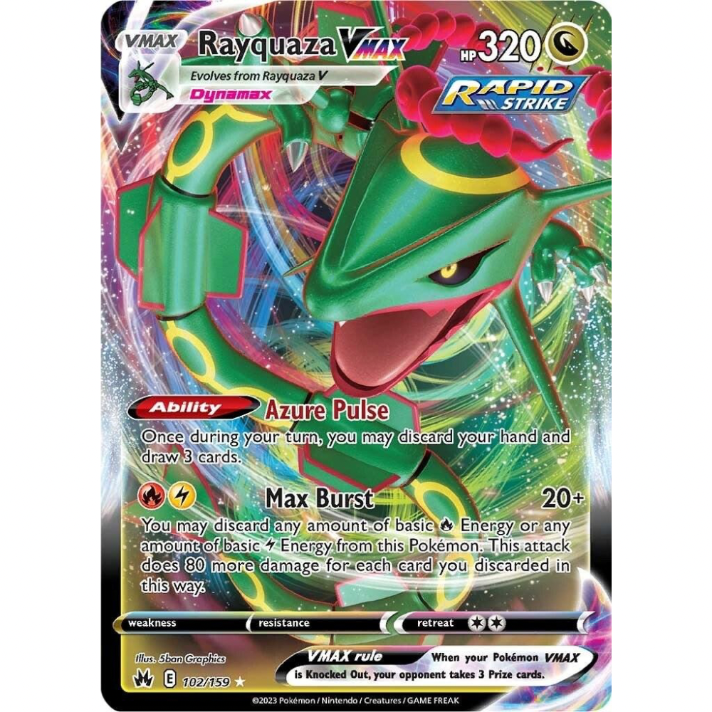 Rayquaza VMAX 102/159 - Crown Zenith