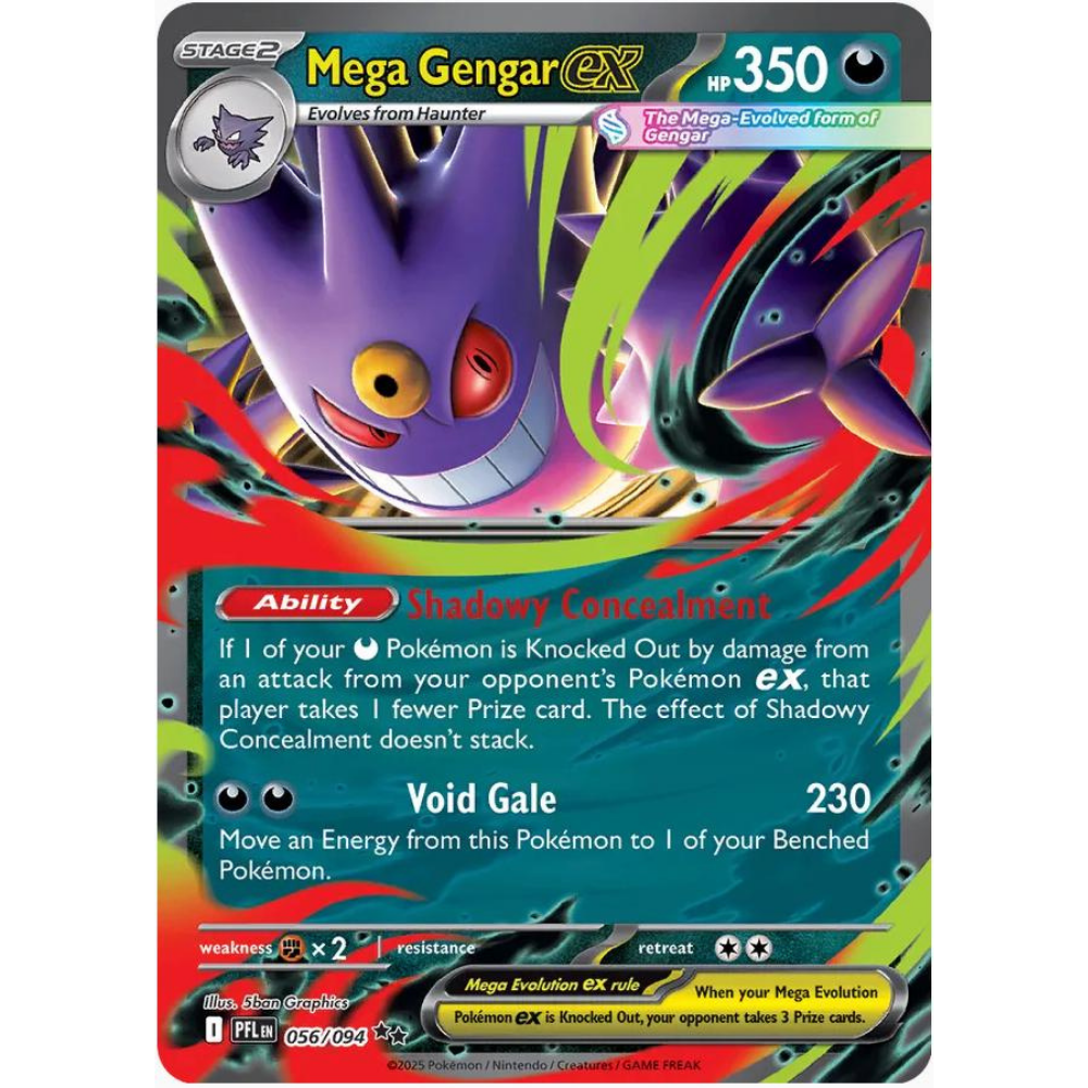 Mega Gengar ex 056/094 - Phantasmal Flames
